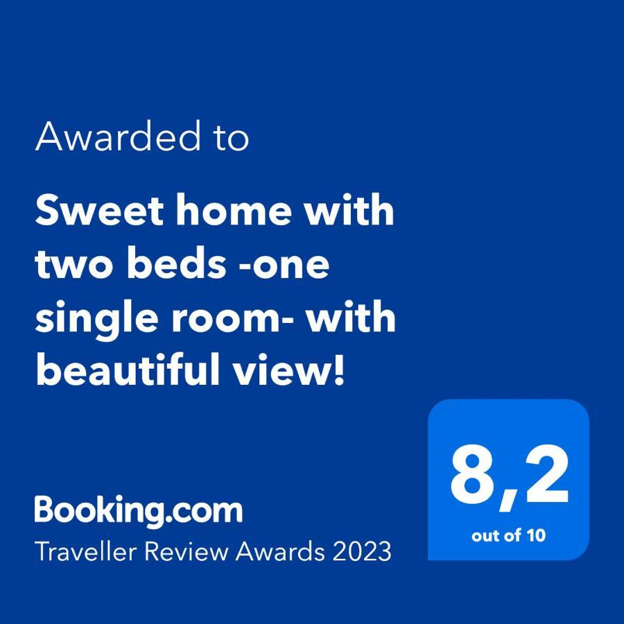 Sweet Home With Two Beds -One Single Room- With Beautiful View! Agia Marina  Ngoại thất bức ảnh